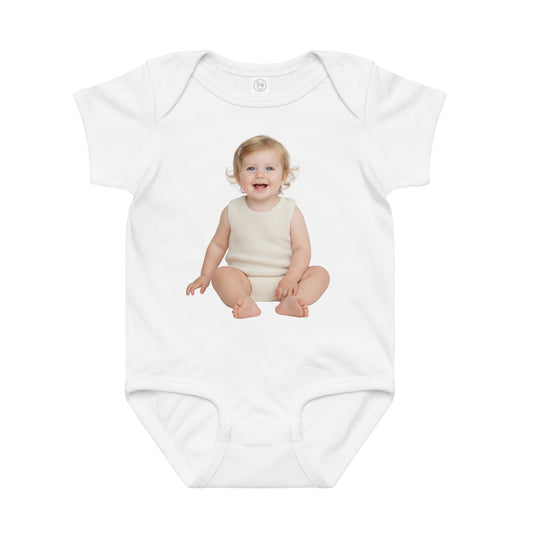 Baby Photo Jersey Bodysuit